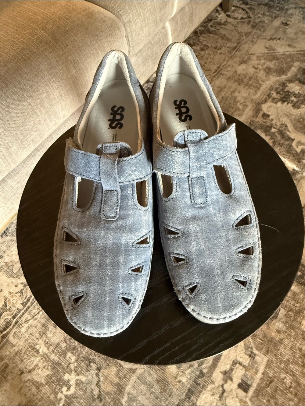 SAS Roamer Bluejay Slip On Loafers Shoes Women's Sz 8.5